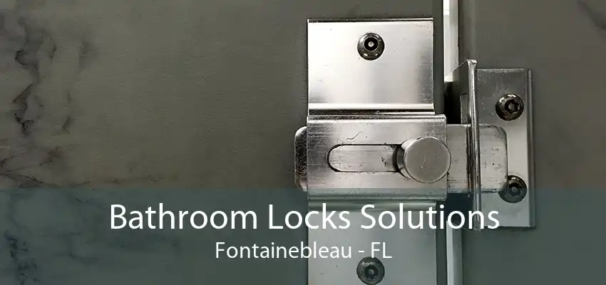 Bathroom Locks Solutions Fontainebleau - FL