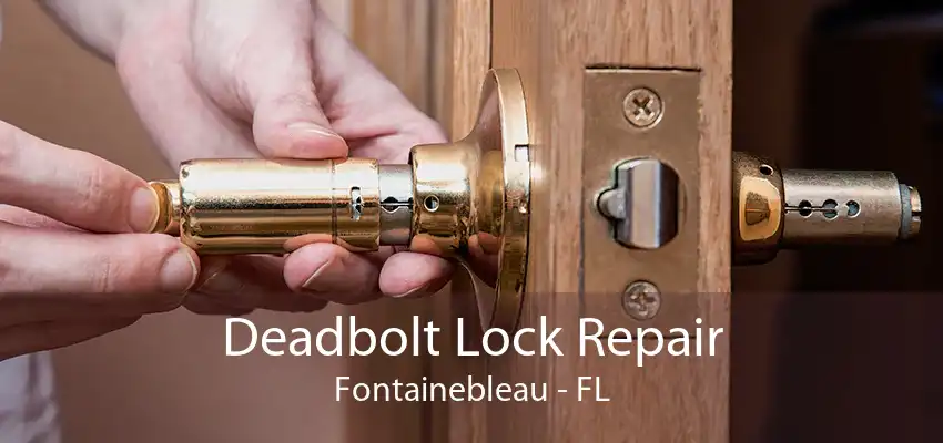 Deadbolt Lock Repair Fontainebleau - FL