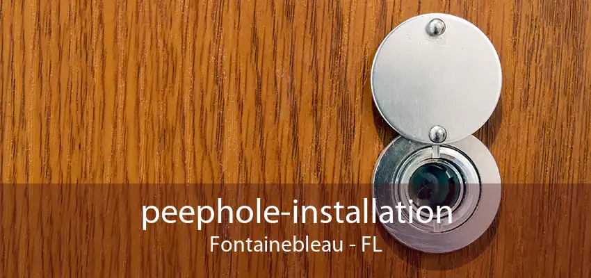 peephole-installation Fontainebleau - FL