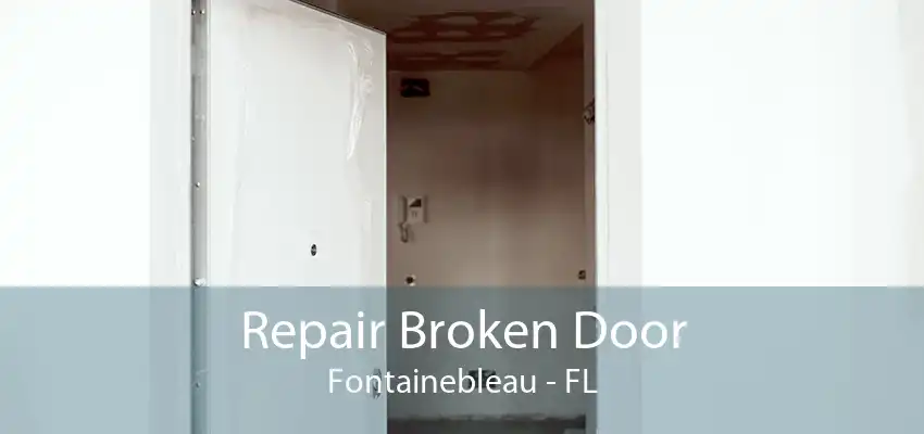 Repair Broken Door Fontainebleau - FL